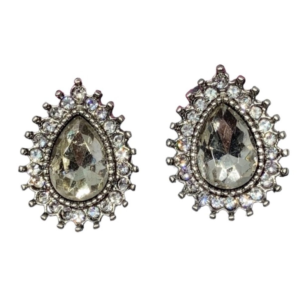 Vintage Inspired Crystal Glam Earrings